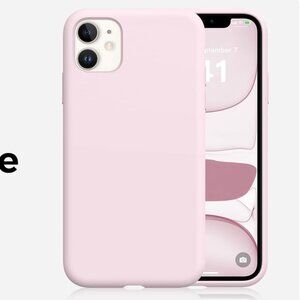 Matte Pink Silicone iPhone 11 Case